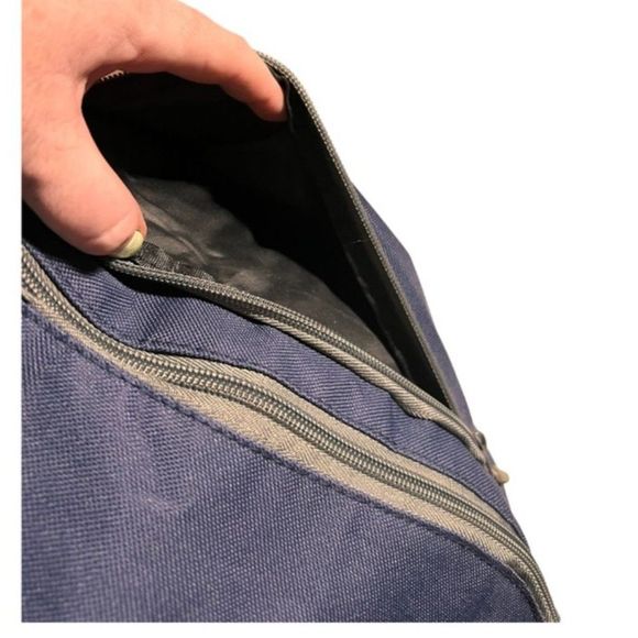 DCL Disney Cruise Line One Shoulder Sling Backpack Blue Gray Castaway Club Mesh - Picture 5 of 12